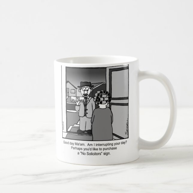 Taza De Café Ningún vendedor del Rótulo de los abogados (Derecha)