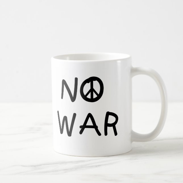 Taza De Café NINGUNA guerra (Derecha)
