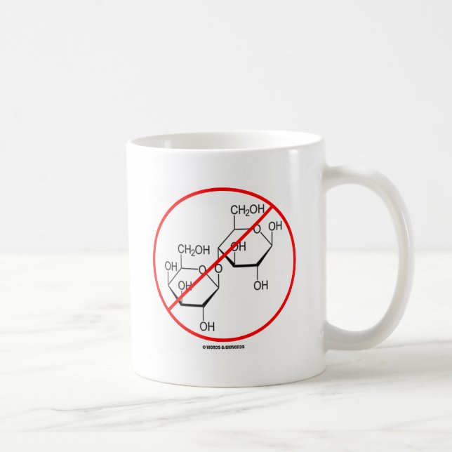 Taza De Café Ninguna lactosa (intolerancia a la lactosa) (Derecha)