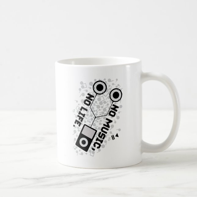 TAZA DE CAFÉ NINGUNA MÚSICA, NINGUNA VIDA (Derecha)