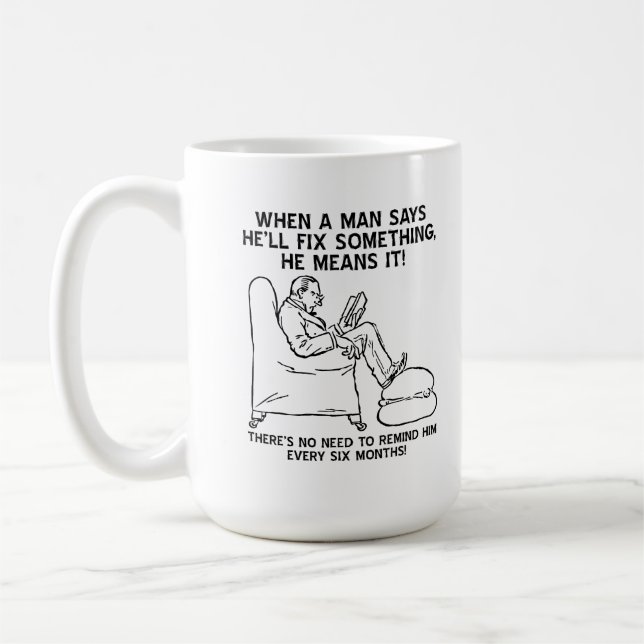 Taza De Café Ninguna necesidad de recordarlo asaltar (Izquierda)