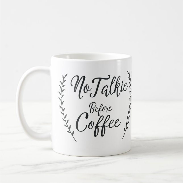 Taza De Café Ninguna película hablada antes del café (Izquierda)