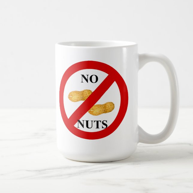 Taza De Café Ningunas nueces (Derecha)