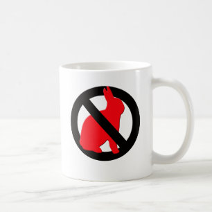 Taza De Café Ningunos conejos permitidos