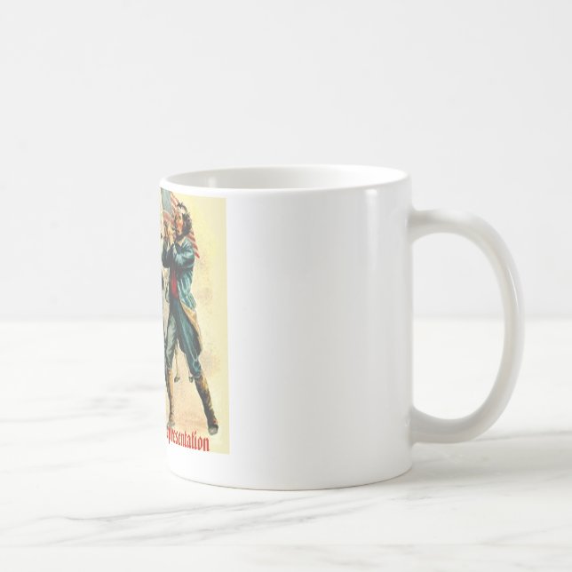 Taza De Café Ningunos impuestos sin la representación (Derecha)