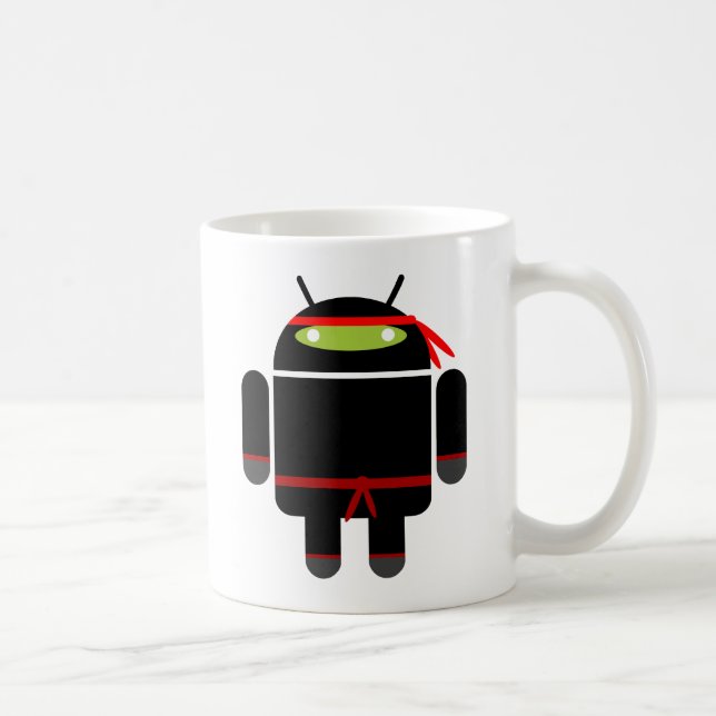 Taza De Café Ninja androide (Derecha)