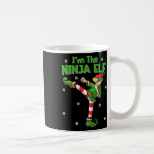 Taza De Café Ninja Elf Karate Taekwondo Artes Marciales Mma Chr