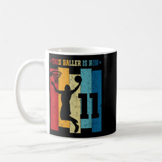 Taza De Café Niño de 11 años Béisbol 11 cumpleaños Niño Béisbol