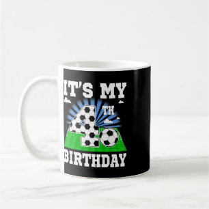 Taza De Café Niño de 4 años Es mi cumpleaños número 4 Tema de f