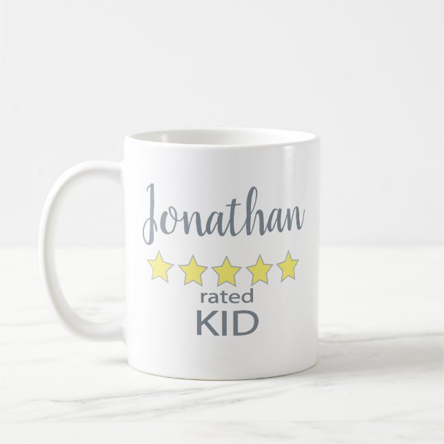 Taza De Café Niño De 5 Estrellas (Izquierda)