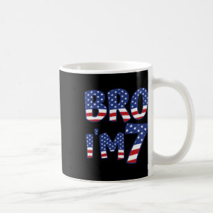 Taza De Café Niño de 7 años hermano de 7 años de edad 4 de juli