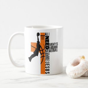 Taza De Café Niño de Baloncesto De Edad Niño Todo Lo Que Necesi