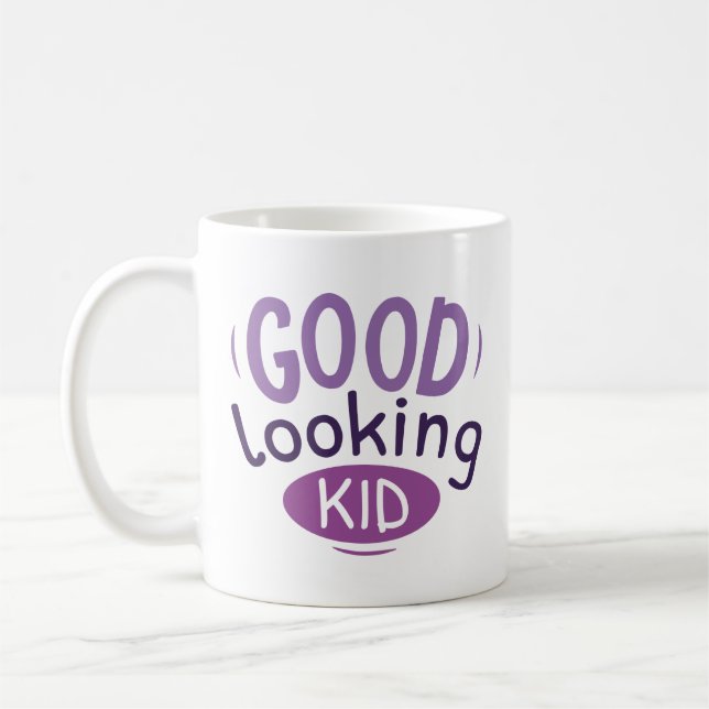 Taza De Café Niño de buen aspecto (Izquierda)