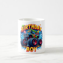 Niño de cumpleaños 5 - Camión monstruo