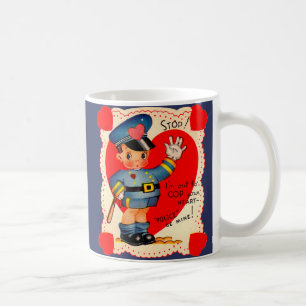 Taza De Café Niño de la policía de los años 30