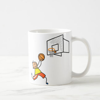 Taza De Café Niño del baloncesto