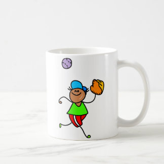 Taza De Café Niño del béisbol