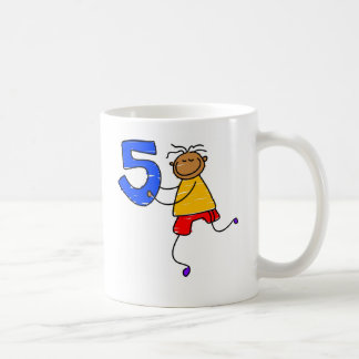 Taza De Café Niño del número cinco