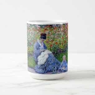 Taza De Café Niño en el jardín, Monet