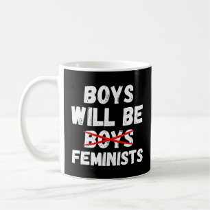 Taza De Café Niño Feminista - Los chicos serán feministas II