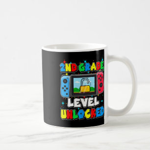 Taza De Café Niño Jugador De Videojuegos Desbloqueado Nivel 2do
