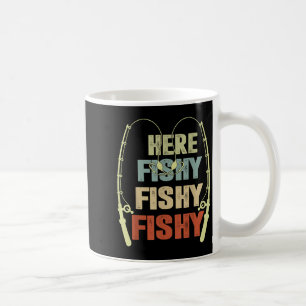 Taza De Café Niño pequeño aquí-pescador gracioso Buey de pesca