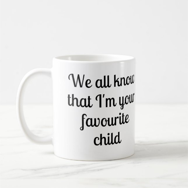 Taza De Café Niño preferido (Izquierda)