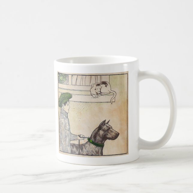 Taza De Café Niño y perro (Derecha)