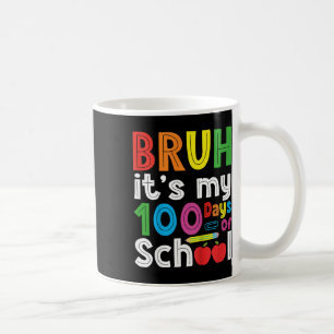 Taza De Café Niños 100º Día De Escuela 2024 Jóvenes 100 Días De