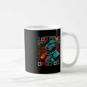 Taza De Café Niños 100 días de clase Gamer Chica Futuri