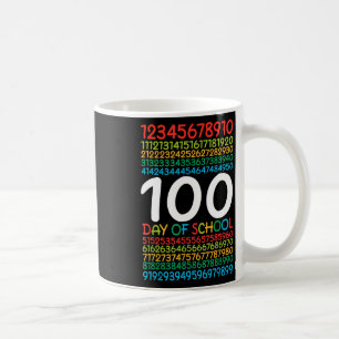 Taza De Café Niños 100 días de escuela 100 días de escuela