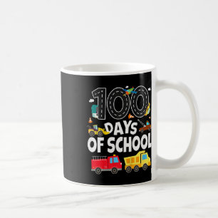 Taza De Café Niños 100 Días De Vehículo De Transporte Escolar T