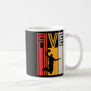 Taza De Café Niños 5 cumpleaños Bysketbyll Lover Regalo 5 años