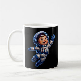 Taza De Café Niños astronautas curos