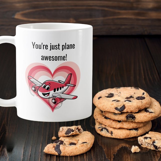 Taza De Café Niños Avión de Dibujos Animados Eres Simplemente G (Subido por el creador)