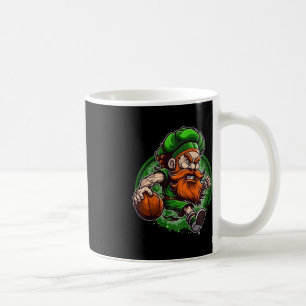 Taza De Café Niños Basketball St Patricks Day Leprechaun