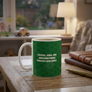 Taza De Café Niños Café Amor Incondicional Diario de Diseño de 