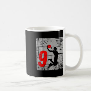 Taza De Café Niños con problemas 9 años de edad Noveno cumpleañ