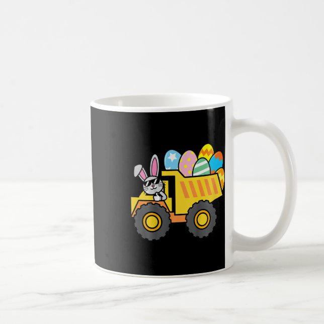 Taza De Café Niños Cute Pascua Camión de Huevo Pascua Jóvenes (Derecha)