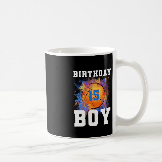 Taza De Café Niños de 15 años 15º cumpleaños (Derecha)