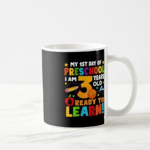 Taza De Café Niños De 3 Años Preparados Para Aprender Primeros 