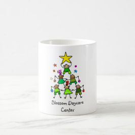 Taza De Café Niños de árbol de Navidad personalizados
