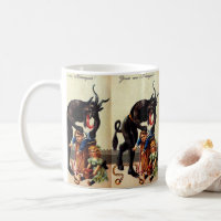 Niños de Krampus en Navidades de vacaciones en ces