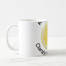 Taza De Café Niños de primer cumpleaños limón de nacimiento agr