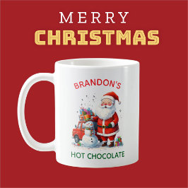 Taza De Café Niños de Santa Kids Navidades festivos acribillan