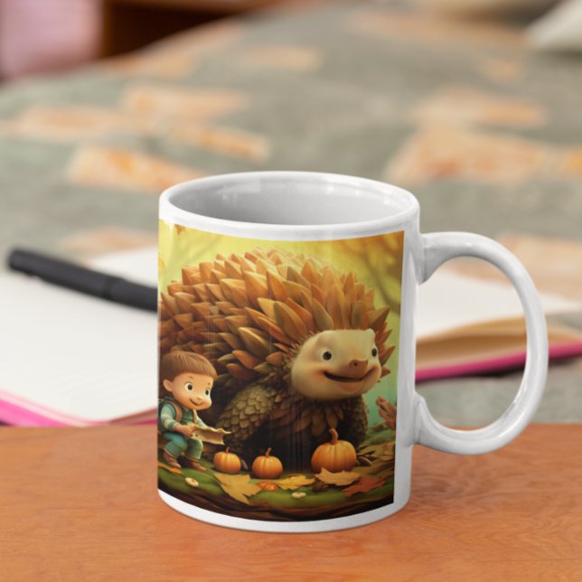 Taza De Café Niños del Día de Acción de Gracias 11 Mug (Thanksgiving Kids 11 Mug
)