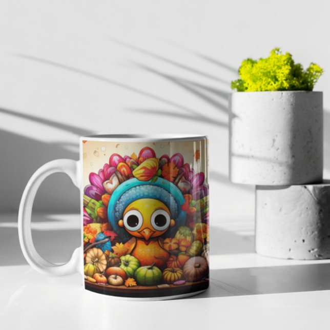 Taza De Café Niños del Día de Acción de Gracias 2 Mug (Thanksgiving Kids 2 Mug
)