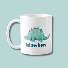 Taza De Café Niños dinosaurio estegosaurus