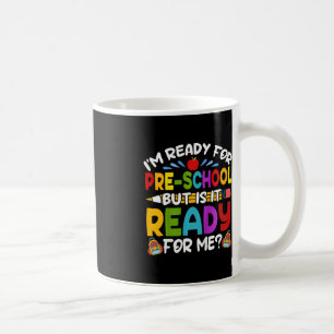 Taza De Café Niños divertidos estoy listo para el primer día de