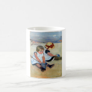 Taza De Café Niños en la playa, Cassatt